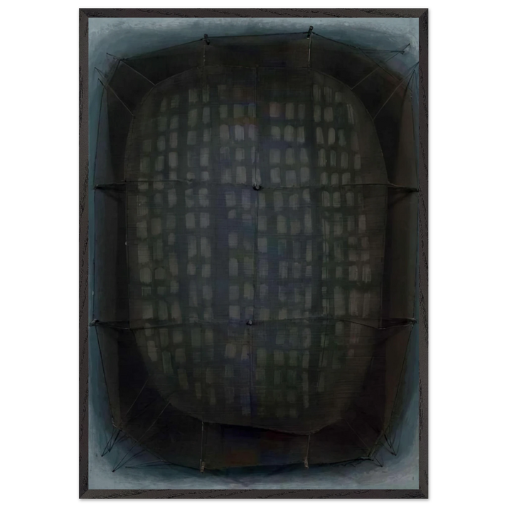 Espejuelo - 1964 - Manuel Rivera 70x100 cm / 28x40 inches Framed Art Print – Black Wooden Frame