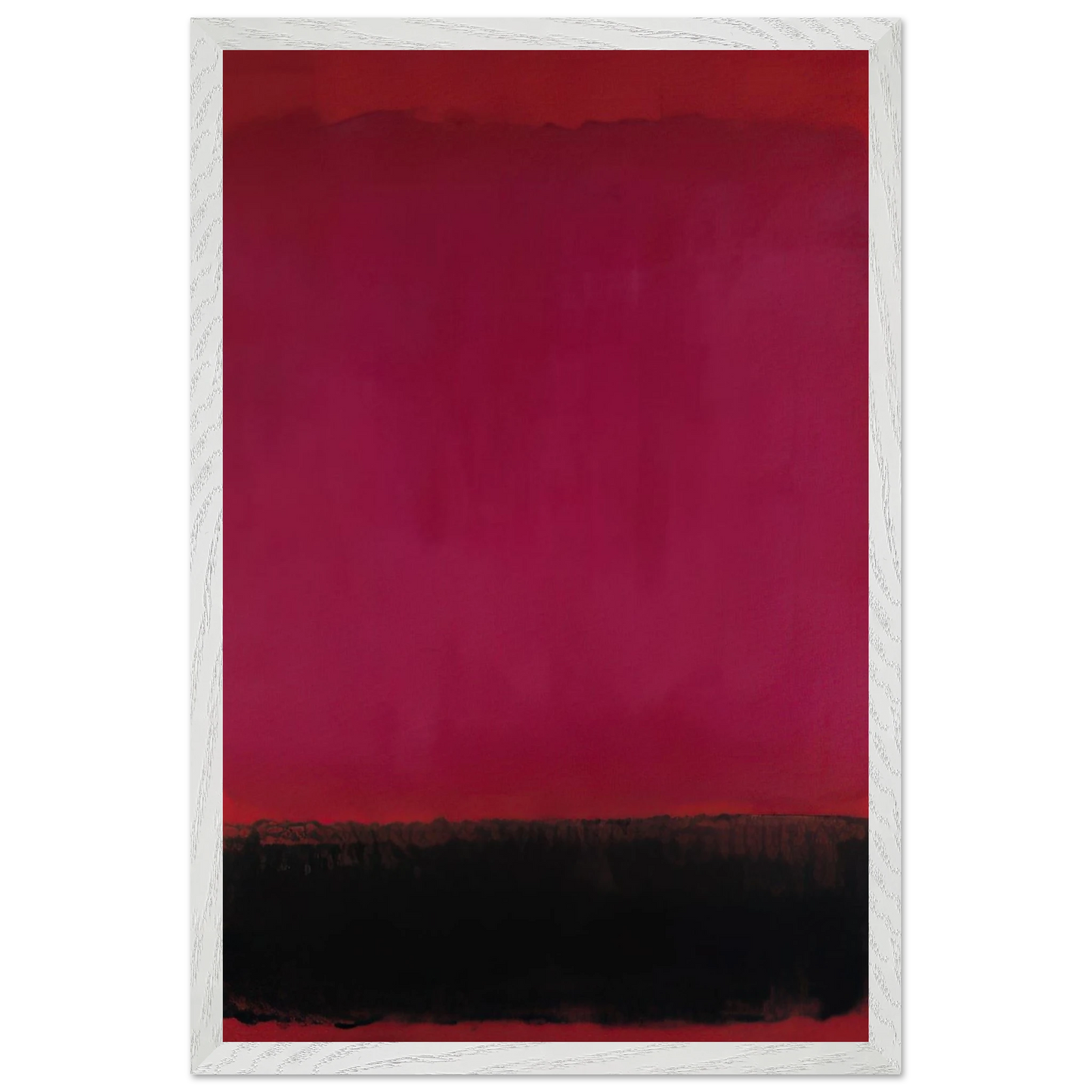 Helen Frankenthaler - Untitled - 1967 Wall art - 30x45 cm / 12x18 inches - Premium Wooden Framed Poster With Fine Art Paper - White frame