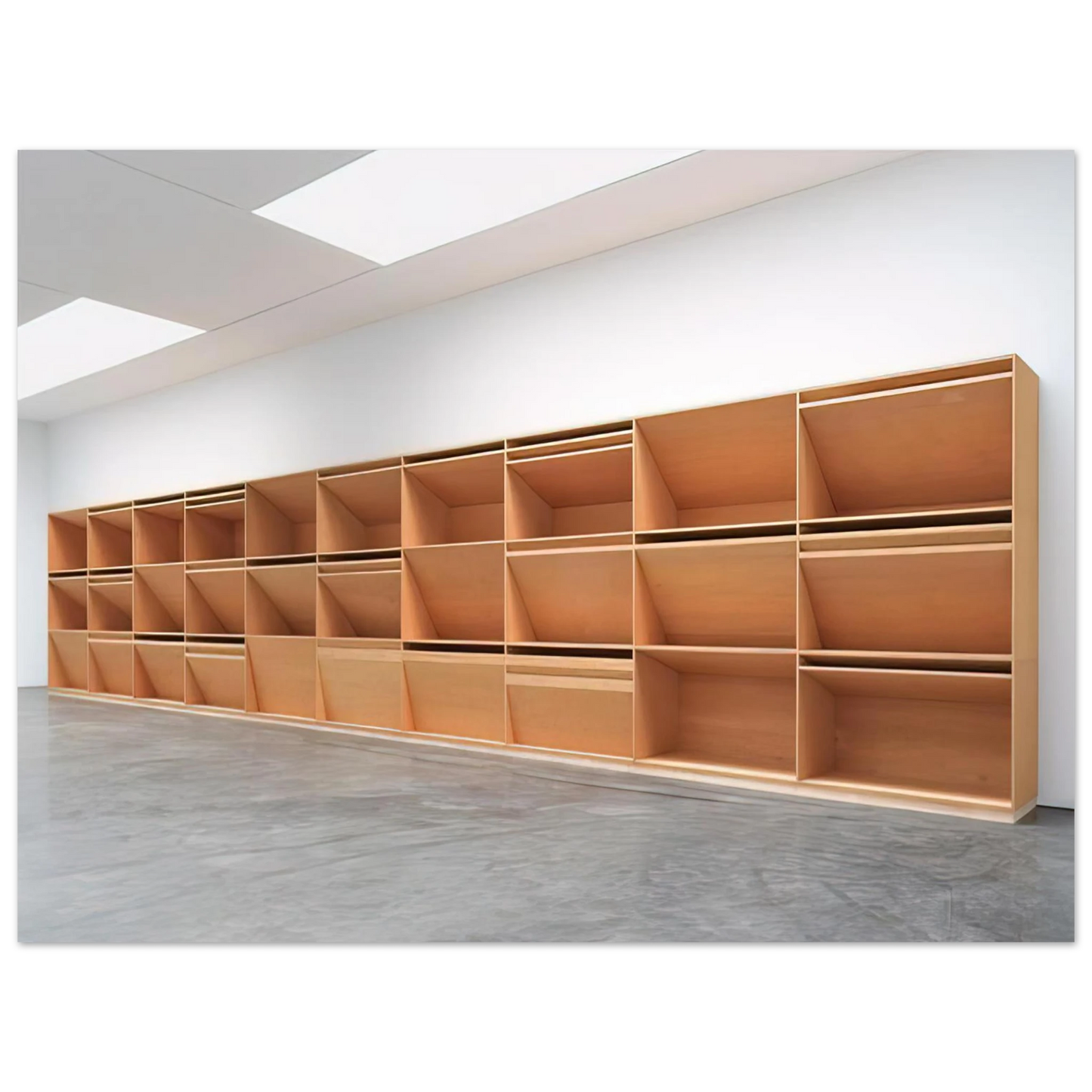 Donald Judd - Untitled Plywood - 1980 Fine Art Poster - Default Title