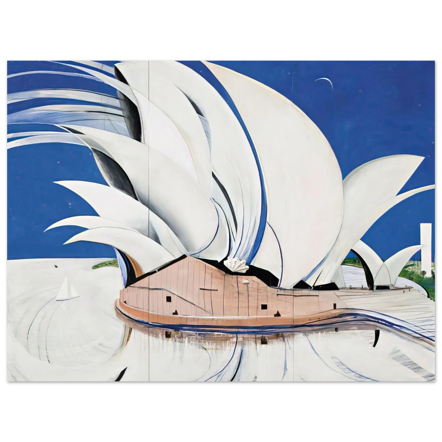 Brett Whiteley - Opera House - 1982 Fine Art Poster - Default Title