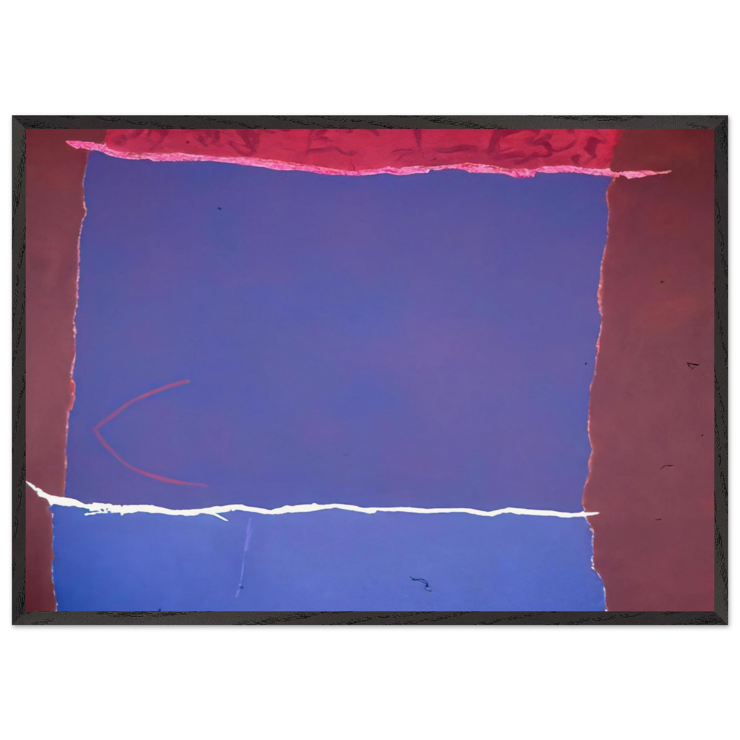 Infinity Field Lefkada Series - 1980 - Theodoros Stamos 70x100 cm / 28x40 inches Framed Art Print – Black Wooden Frame