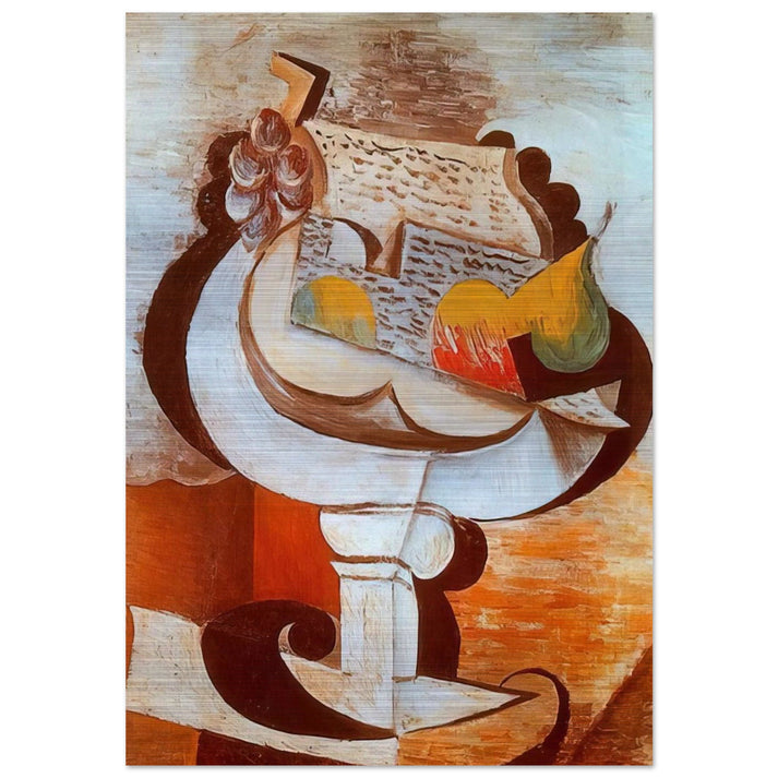 Fruit dish - Pablo Picasso Brushed Aluminum Print - 70x100 cm / 28x40 inches | Pablo Picasso Aluminum Print | Pablo Picasso Prints