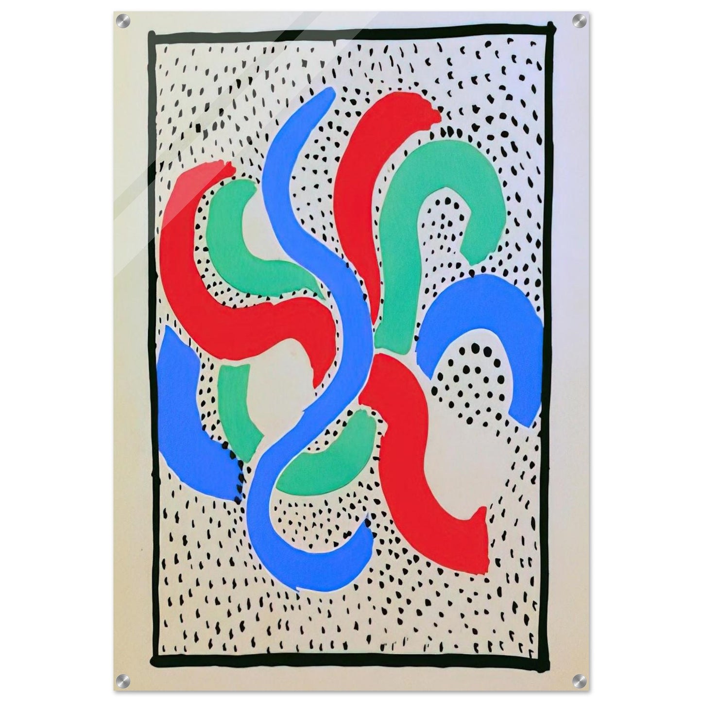 COMPOSITION 28 - Sonia Delaunay Acrylic Print - 70x100 cm / 28x40″ inches