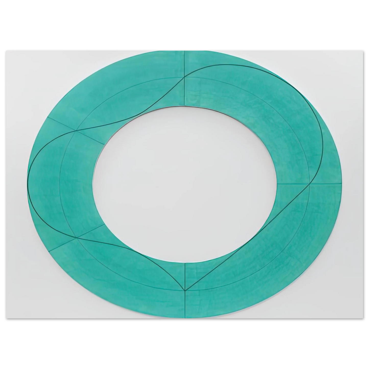 Robert Mangold - RING IMAGE C 2008 Fine Art Poster - Default Title