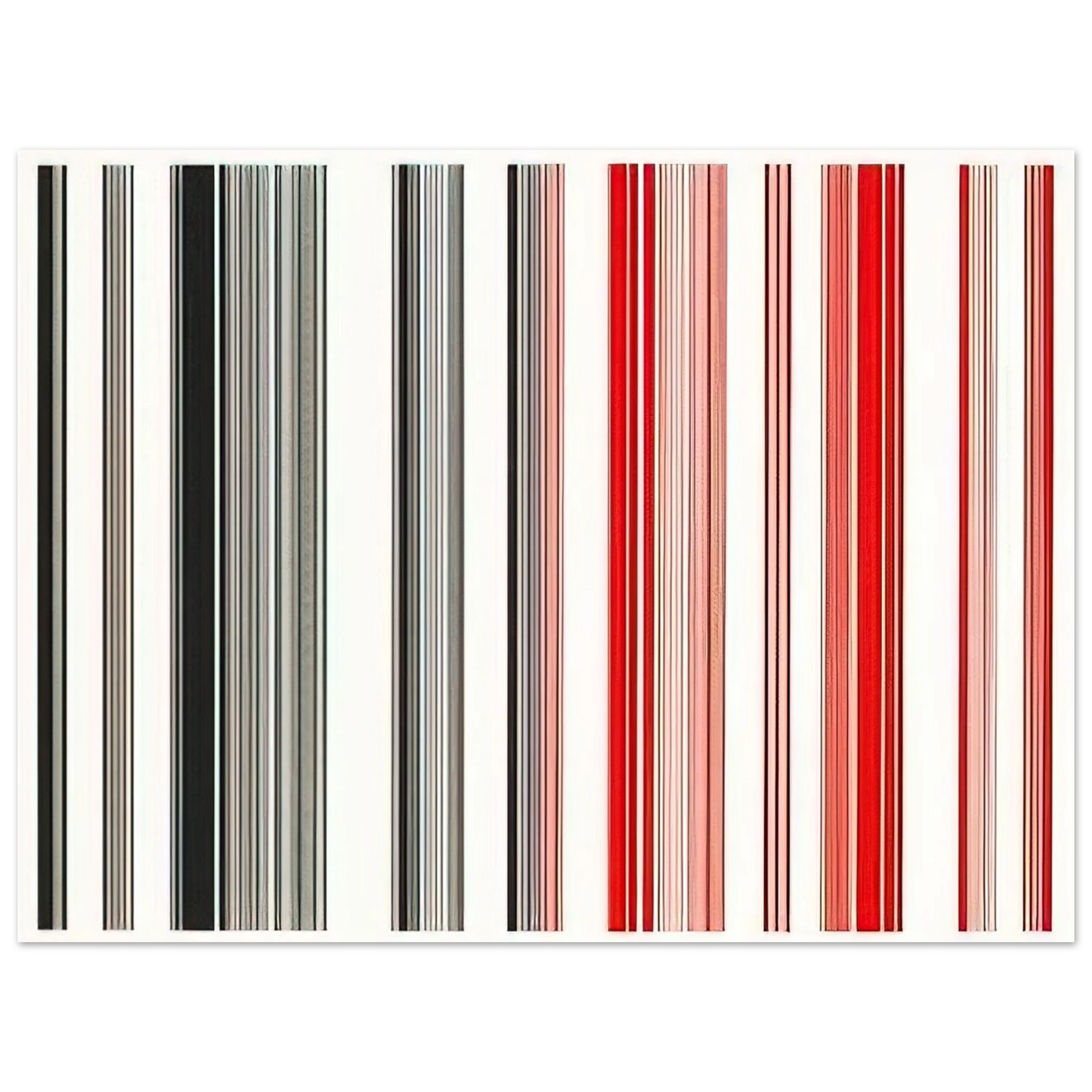 Gene Davis - Night Rider - 1983 Fine Art Poster - Default Title