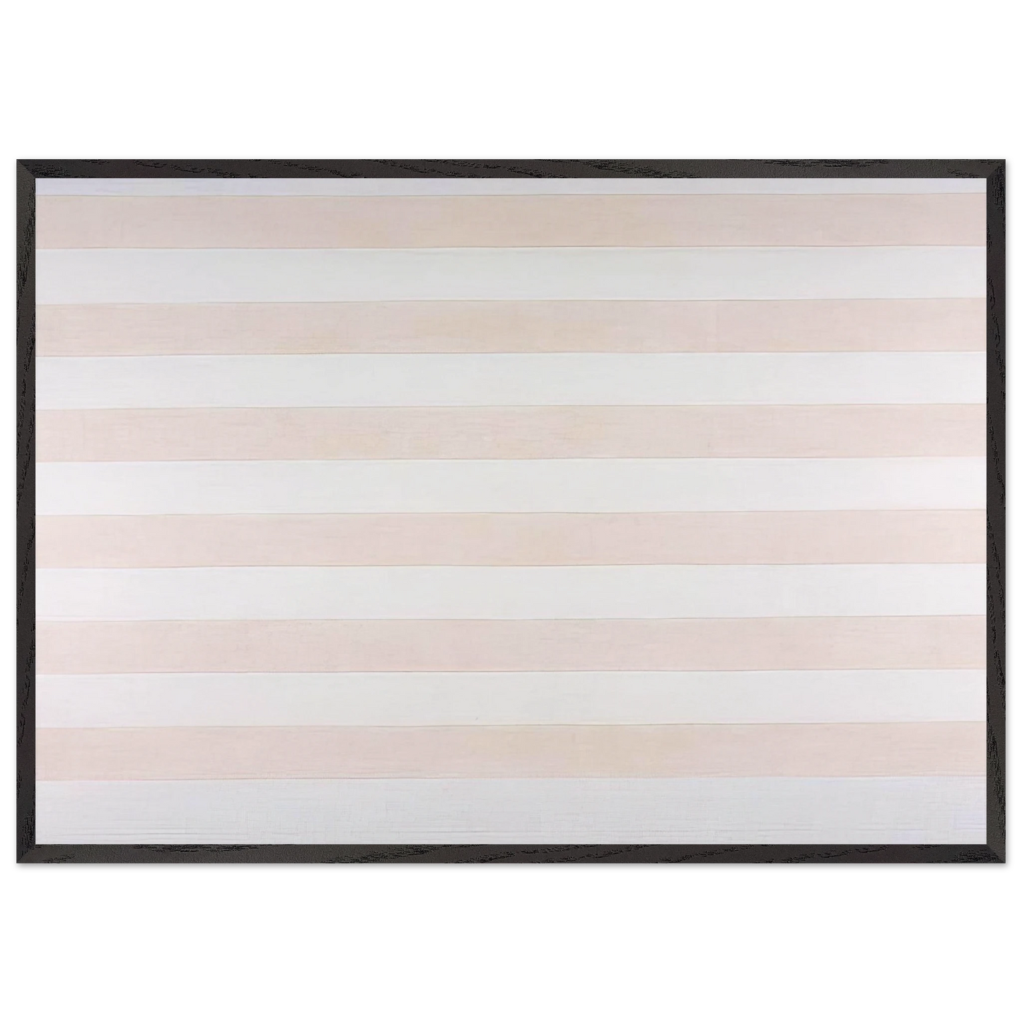 Happy Holiday - Agnes Martin 70x100 cm / 28x40 inches Framed Art Print – Black Wooden Frame