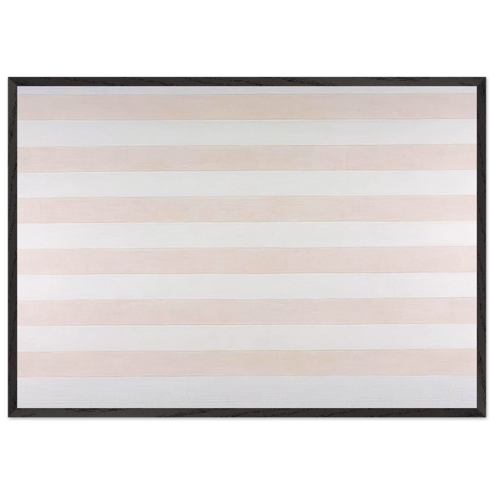 Happy Holiday - Agnes Martin 70x100 cm / 28x40 inches Framed Art Print – Black Wooden Frame
