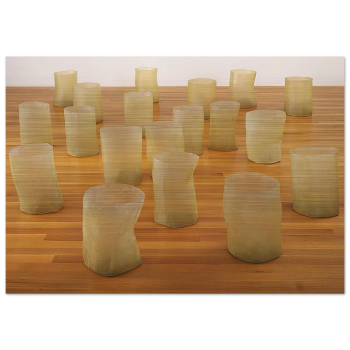 REPETITION NINETEEN III 1968 - Eva Hesse Brushed Aluminum Print - 70x100 cm / 28x40 inches | Eva Hesse Aluminum Print | Eva Hesse Prints