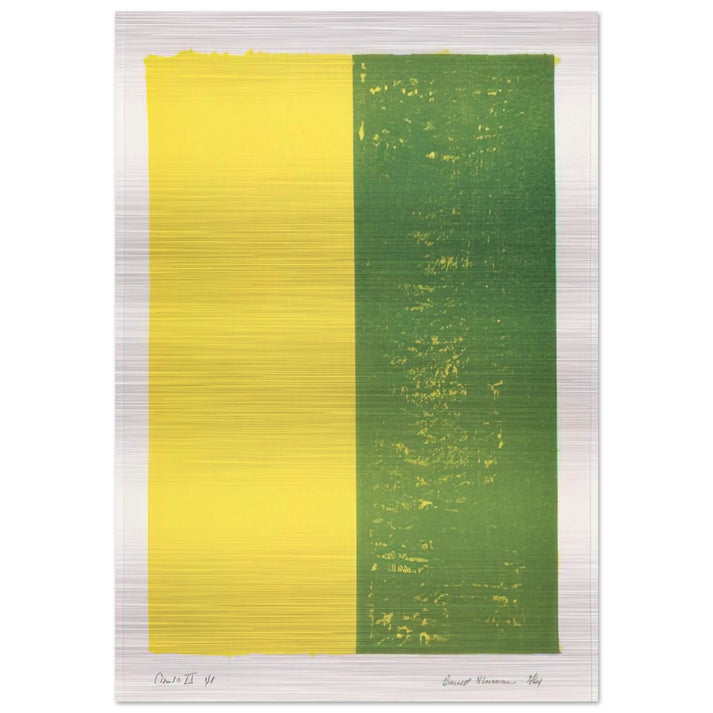 Canto XII - Barnett Newman Brushed Aluminum Print - 70x100 cm / 28x40 inches | Barnett Newman Aluminum Print | Barnett Newman Prints