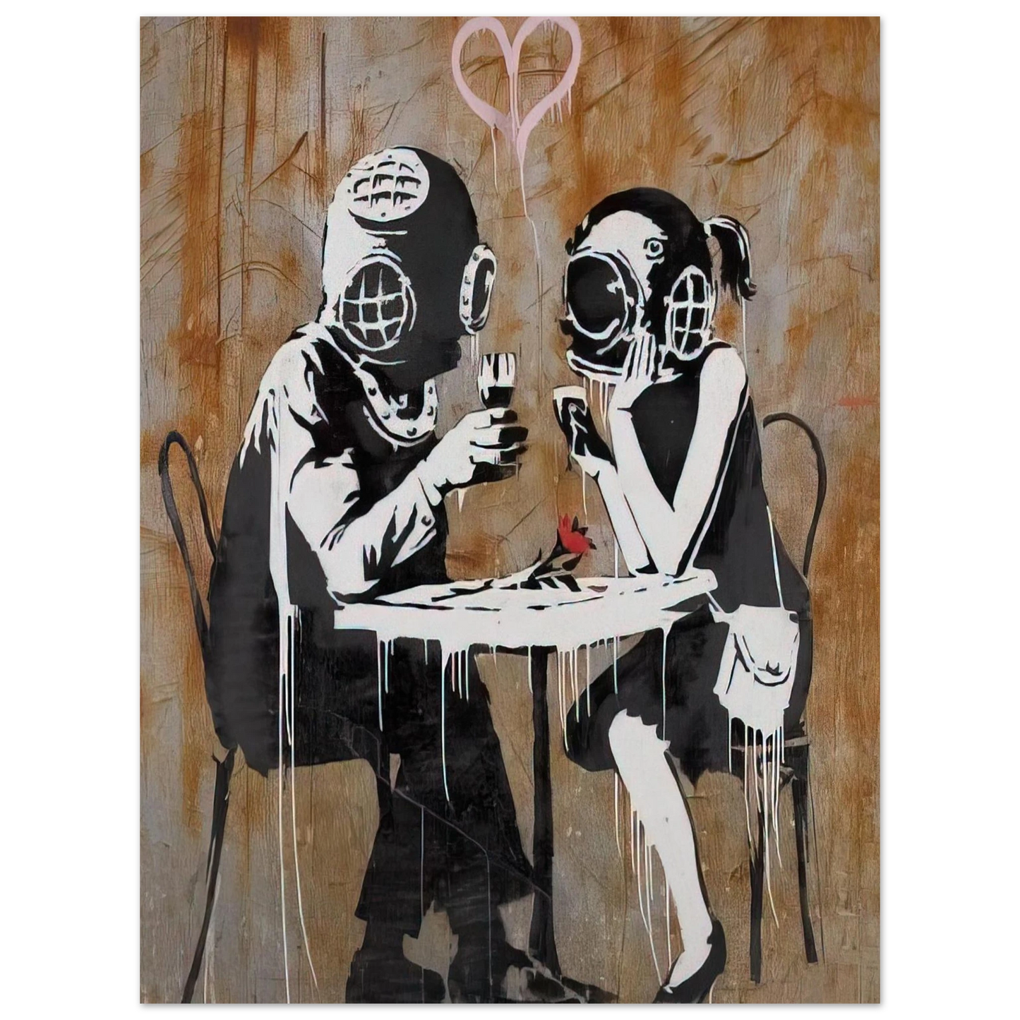 Banksy - THINK TANK 2003 Fine Art Poster - 13x18 cm / 5x7 inches