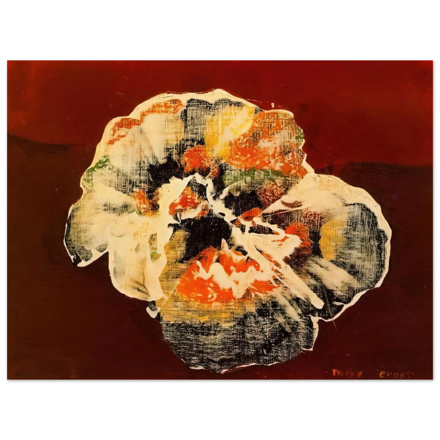 Max Ernst - Flower Shell Fine Art Poster - Default Title