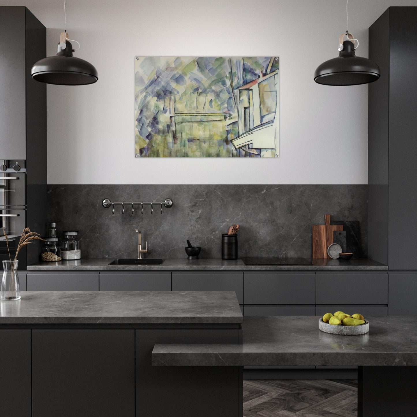 Mill on the River - Paul Cézanne Acrylic Print - 70x100 cm / 28x40″ inches