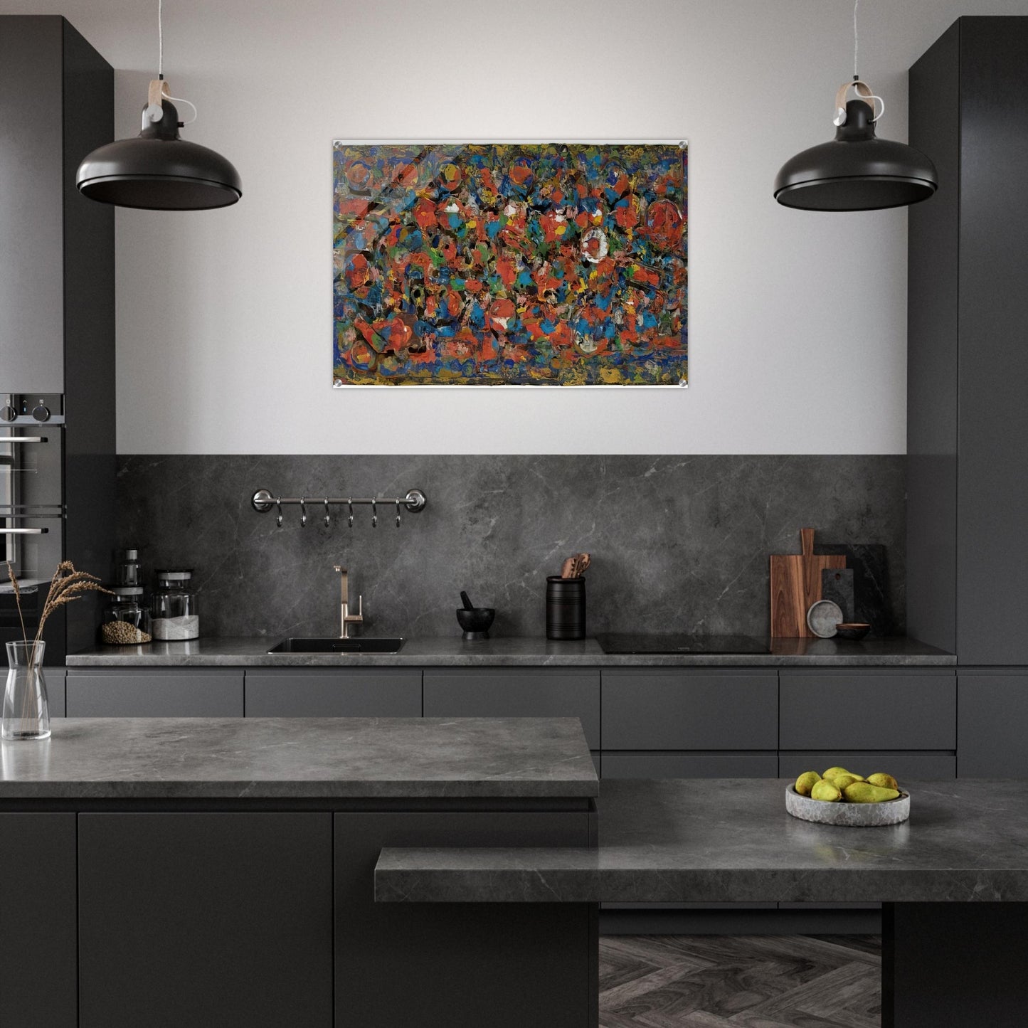 Encrustation - Richard Pousette-Dart Acrylic Print - 70x100 cm / 28x40″ inches