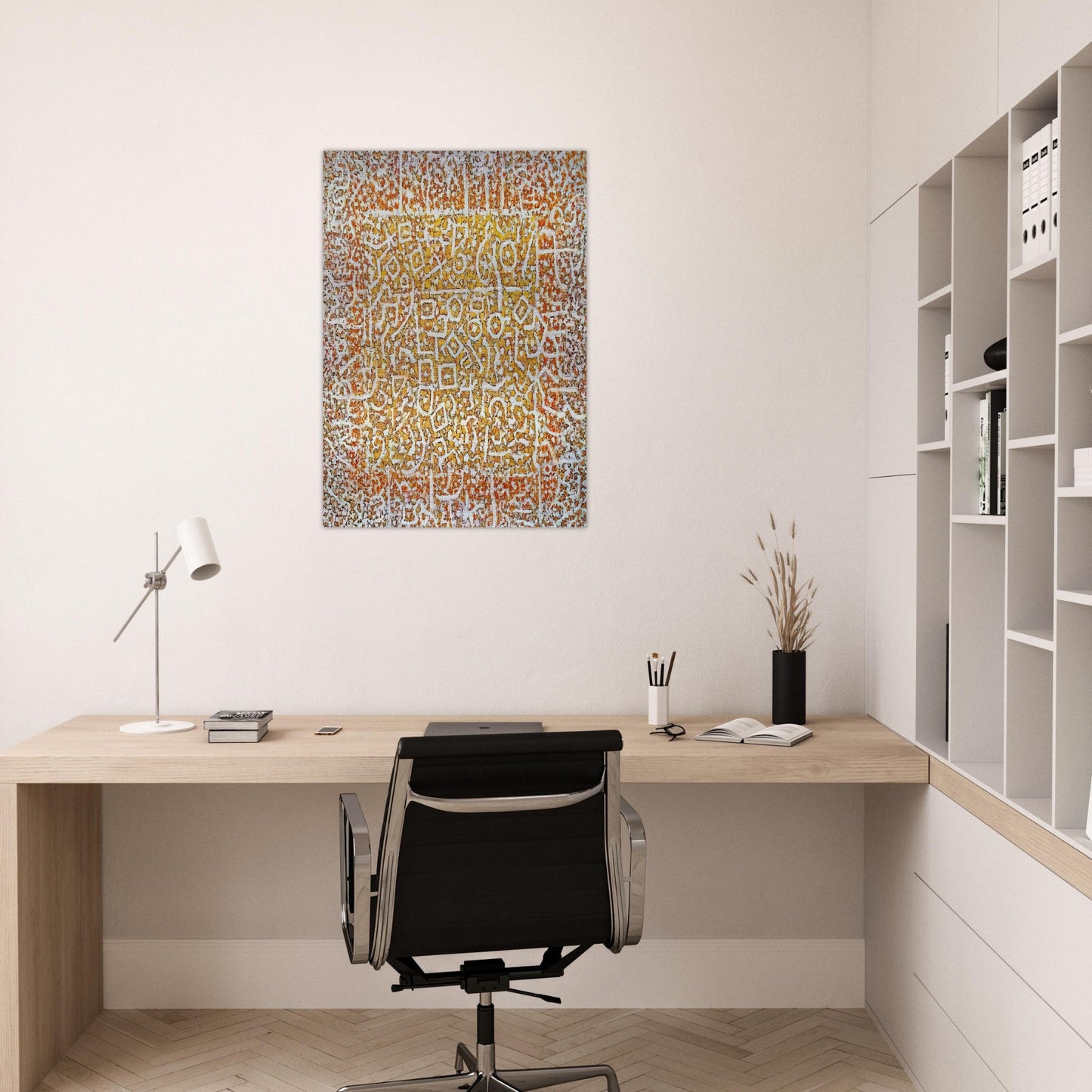 Golden Door - Richard Pousette-Dart Brushed Aluminum Print - 70x100 cm / 28x40 inches | Richard Pousette-Dart Aluminum Print | Richard Pousette-Dart Prints
