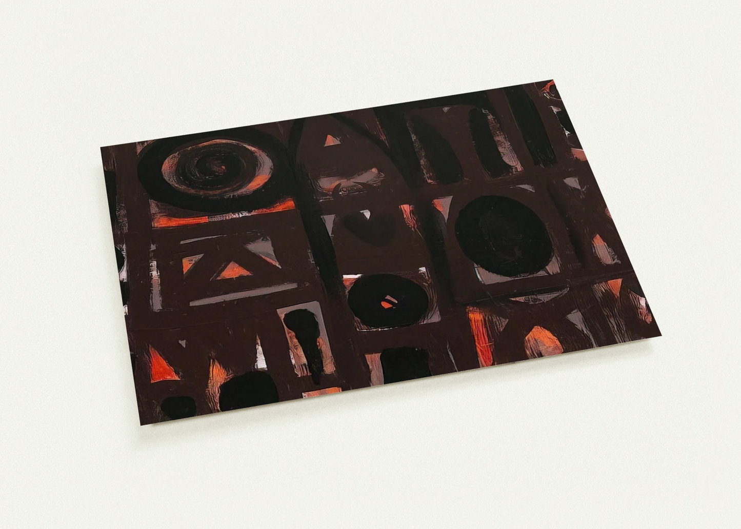 Night Forms - 1950 By Adolph Gottlieb Pack of 10 Post Cards | Adolph Gottlieb Post Cards | A6 (10.5 x 14.8 cm) - 4.1 x 5.8 inches