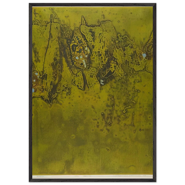 Popox - 1964 - Hiroyuki Tajima 70x100 cm / 28x40 inches Framed Art Print – Black Wooden Frame