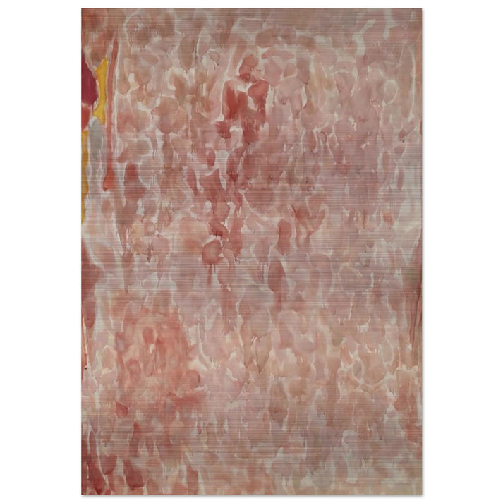 Red and Pink - Sam Francis Brushed Aluminum Print - 70x100 cm / 28x40 inches | Sam Francis Aluminum Print | Sam Francis Prints