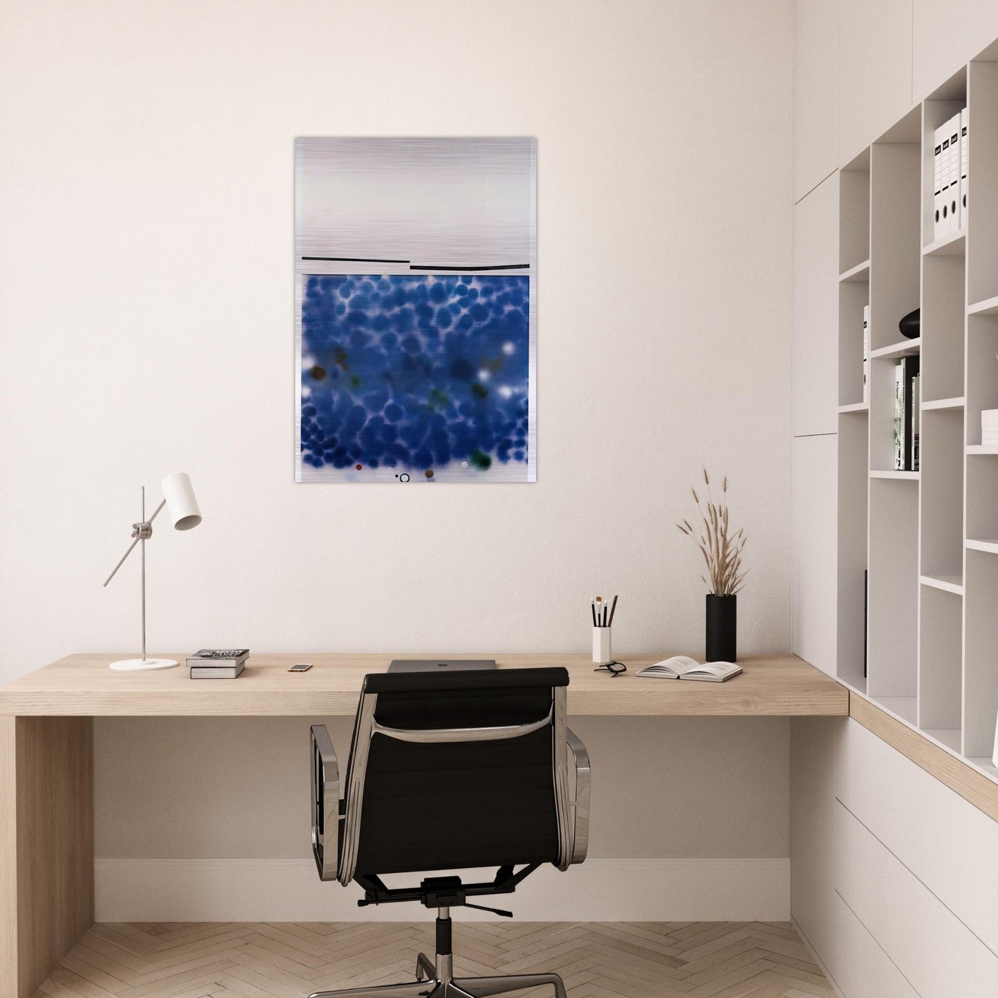 The Starry Night - 1987 - Victor Pasmore Brushed Aluminum Print - 70x100 cm / 28x40 inches | Victor Pasmore Aluminum Print | Victor Pasmore Prints