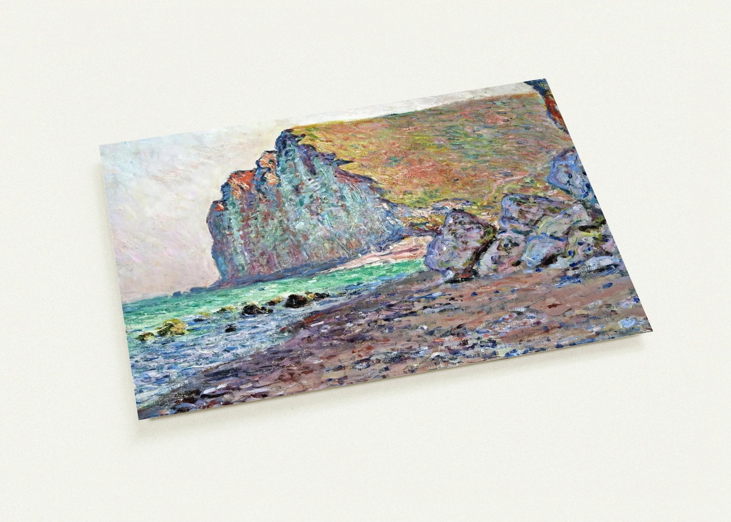 Cliffs of Les Petites-Dalles By claude monet Pack of 10 Post Cards | claude monet Post Cards | A6 (10.5 x 14.8 cm) - 4.1 x 5.8 inches