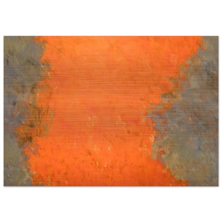 Untitled - 1959 - Theodoros Stamos Brushed Aluminum Print - 70x100 cm / 28x40 inches | Theodoros Stamos Aluminum Print | Theodoros Stamos Prints