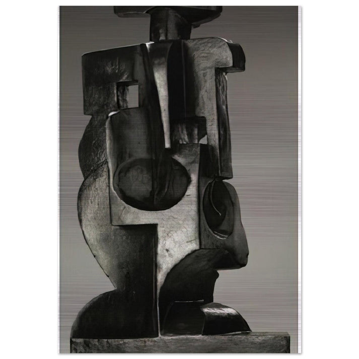 HARLEQUIN 1918 - Juan Gris Brushed Aluminum Print - 70x100 cm / 28x40 inches | Juan Gris Aluminum Print | Juan Gris Prints