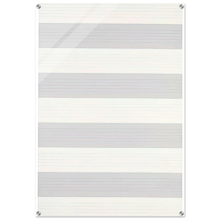 Untitled #4 - Agnes Martin Acrylic Print - 70x100 cm / 28x40″ inches