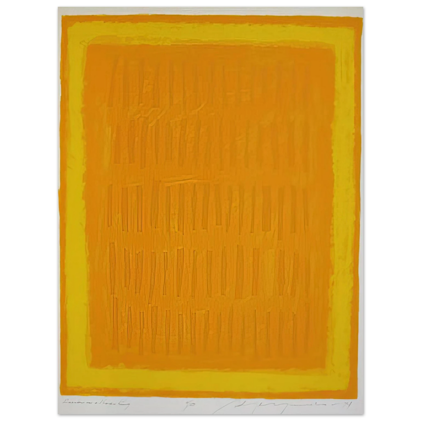 Adja Yunkers - Requiem for a Virgin King - 1974 Fine Art Poster - Default Title