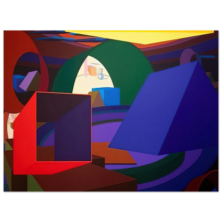 Al Held - Orion II 75x100 cm / 30x40inches Fine Art Poster