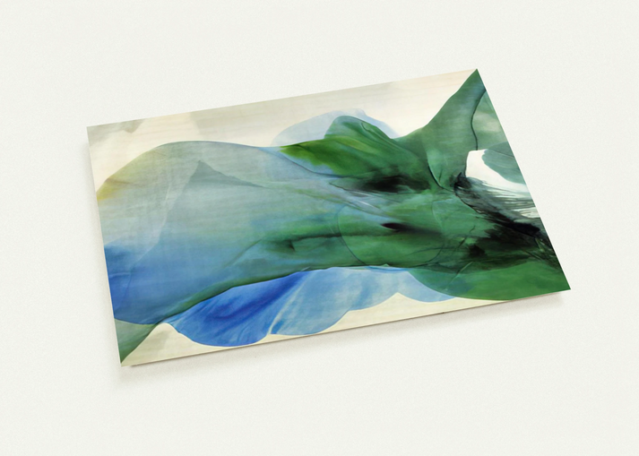 Phenomena Kwan Yin - 1969 By Paul Jenkins Pack of 10 Post Cards | Paul Jenkins Post Cards | A6 (10.5 x 14.8 cm) - 4.1 x 5.8 inches