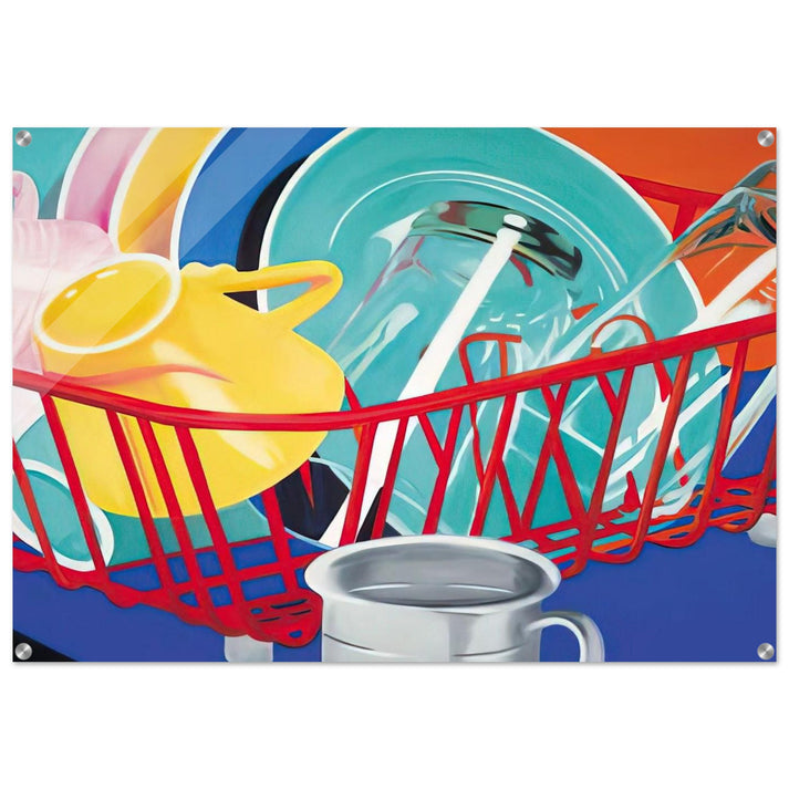 Dishes - James Rosenquist Acrylic Print - 70x100 cm / 28x40″ inches
