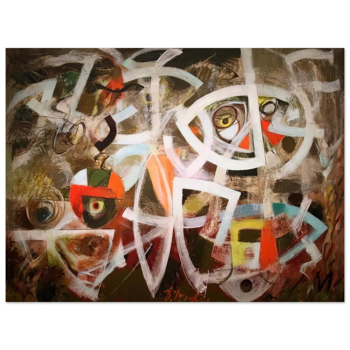Bradley Walker Tomlin - Maneuver for Position - 1947 75x100 cm / 30x40inches Fine Art Poster