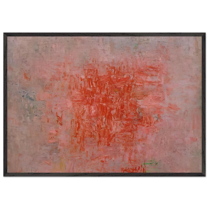 ZONE - Philip Guston 70x100 cm / 28x40 inches Framed Art Print – Black Wooden Frame