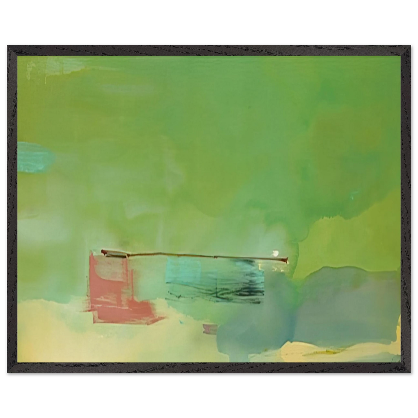 Helen Frankenthaler - Springscape - 1975 Wall art - 50x70 cm / 20x28 inches - Fine Art Poster - -
