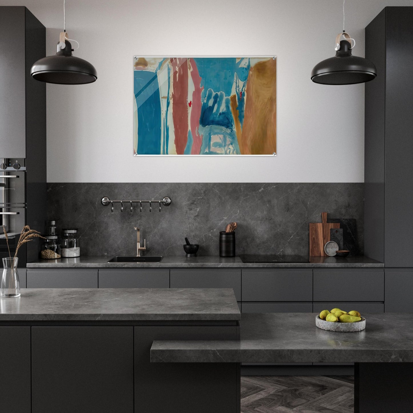 Open Wall, 1953- - Helen Frankenthaler Acrylic Print - 70x100 cm / 28x40″ inches