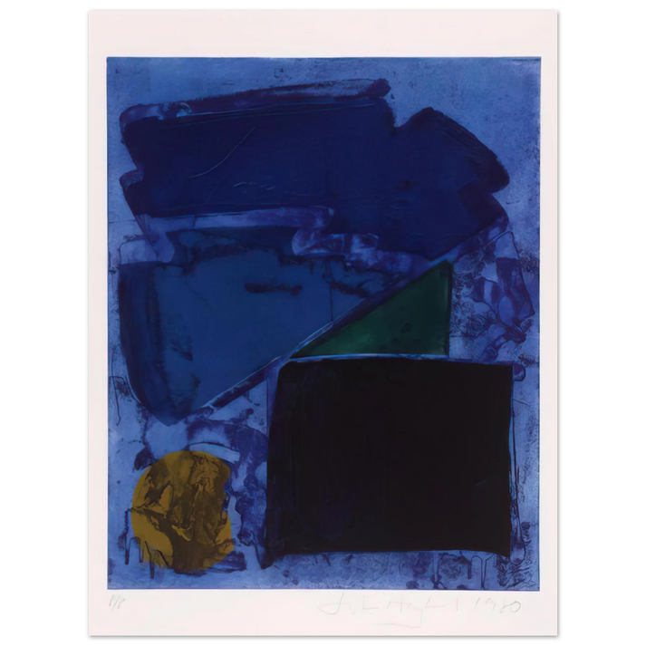 John Hoyland - Memphis - 1980 75x100 cm / 30x40inches Fine Art Poster