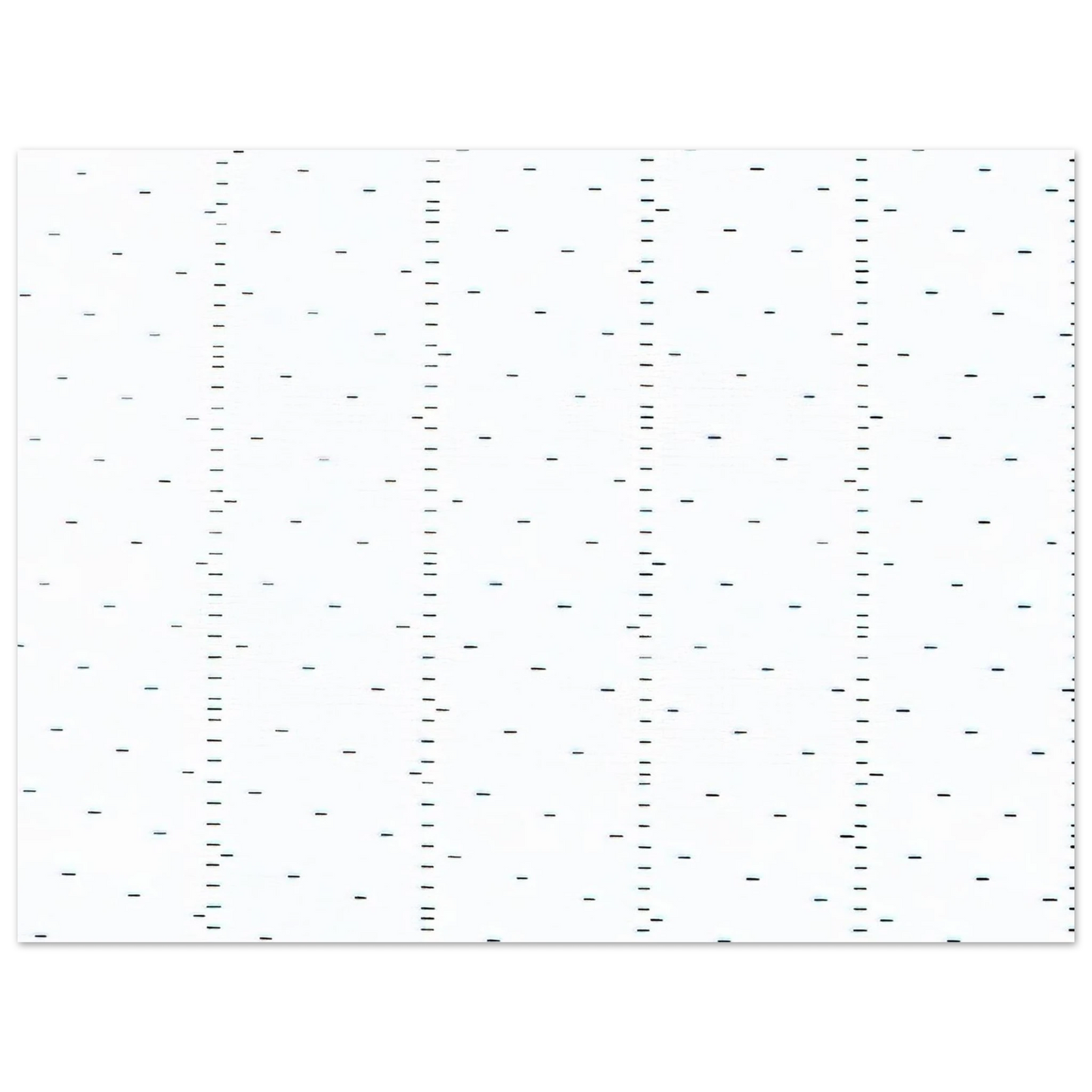 Francois Morellet - Every 15 cms, every 16 cms dash of one cm long - 1974 Fine Art Poster - Default Title