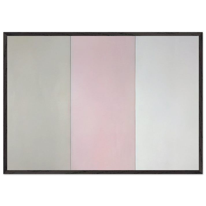 Grand Street - 1969 - Brice Marden 70x100 cm / 28x40 inches Framed Art Print – Black Wooden Frame