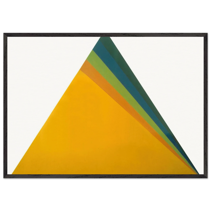 Green Sound - 1964 - Jeremy Moon 70x100 cm / 28x40 inches Framed Art Print – Black Wooden Frame
