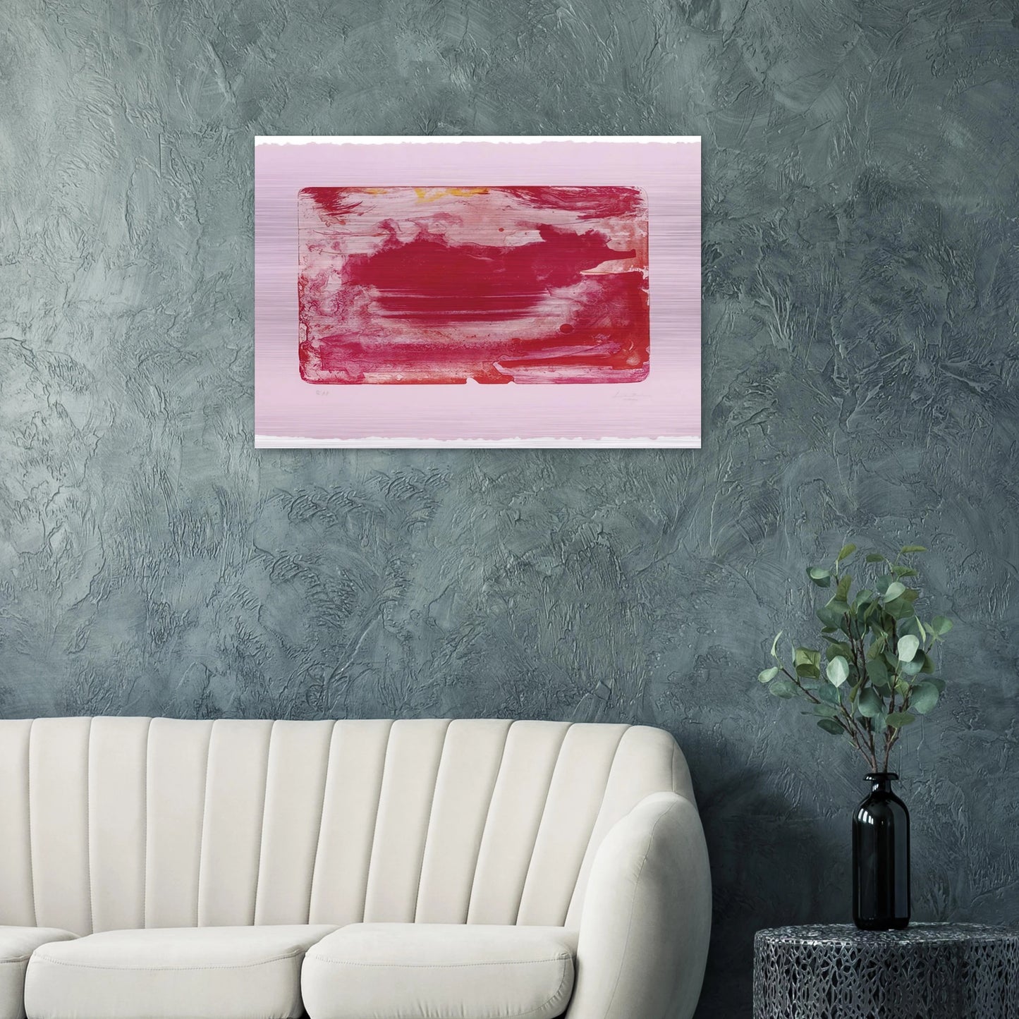 The Red Sea - 1982 - Helen Frankenthaler Brushed Aluminum Print - 70x100 cm / 28x40 inches | Helen Frankenthaler Aluminum Print | Helen Frankenthaler Prints