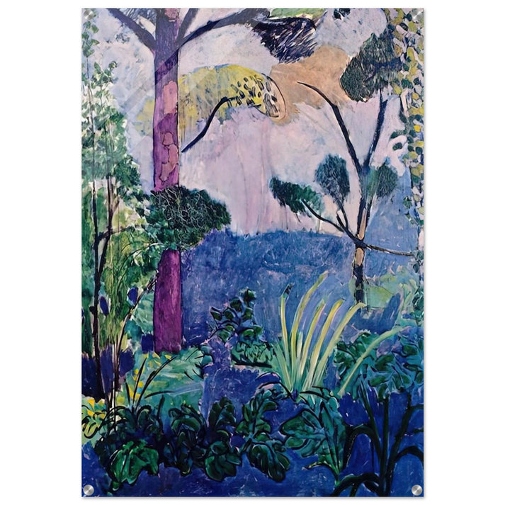 MOROCCAN LANDSCAPE - Henri Matisse Acrylic Print - 70x100 cm / 28x40″ inches | Henri Matisse Wall Art | Henri Matisse Prints