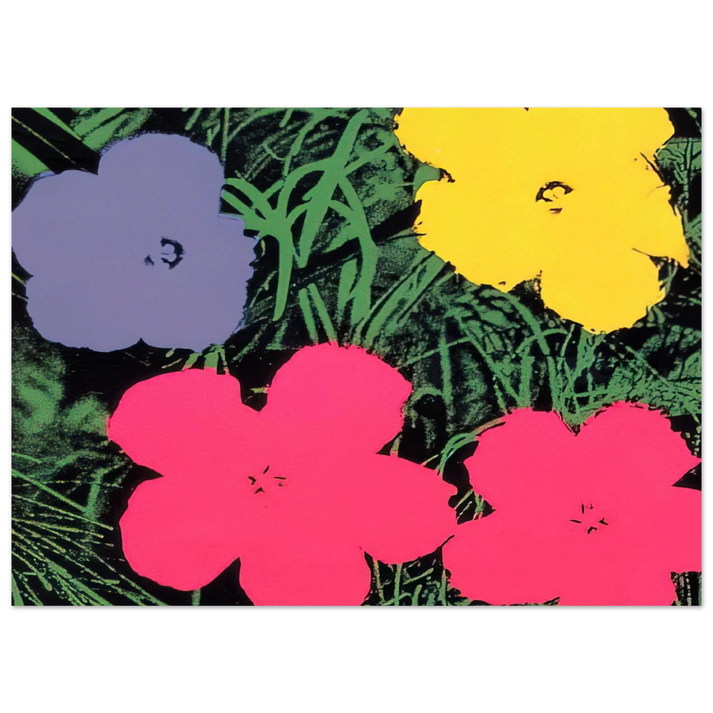 Andy Warhol - Flowers Fine Art Poster