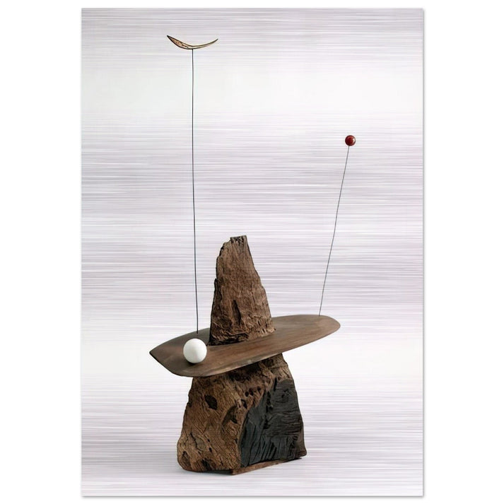 GIBRALTAR 1936 - Alexander Calder Brushed Aluminum Print - 70x100 cm / 28x40 inches | Alexander Calder Aluminum Print | Alexander Calder Prints