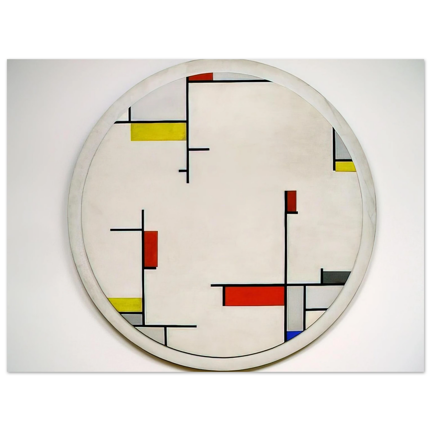 Fritz Glarner - Relational Painting, Tondo #1 - 1944 Fine Art Poster - Default Title