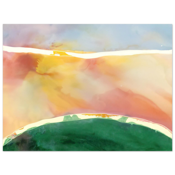Ronnie Landfield - Bay Breeze - 1969 75x100 cm / 30x40inches Fine Art Poster