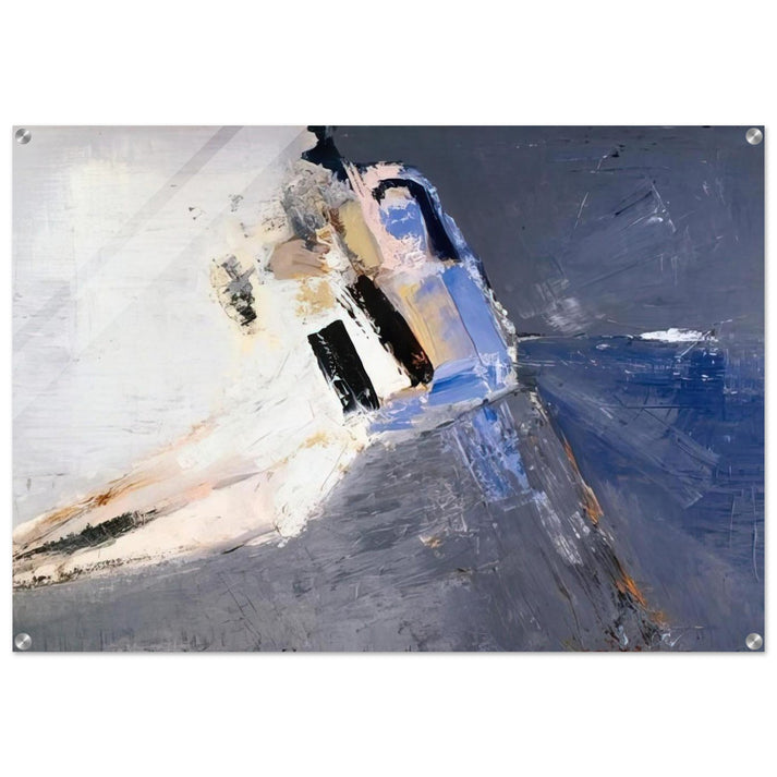 Figure accoudée - 1953 - Nicolas de Stael Acrylic Print - 70x100 cm / 28x40″ inches | Nicolas de Stael Wall Art | Nicolas de Stael Prints