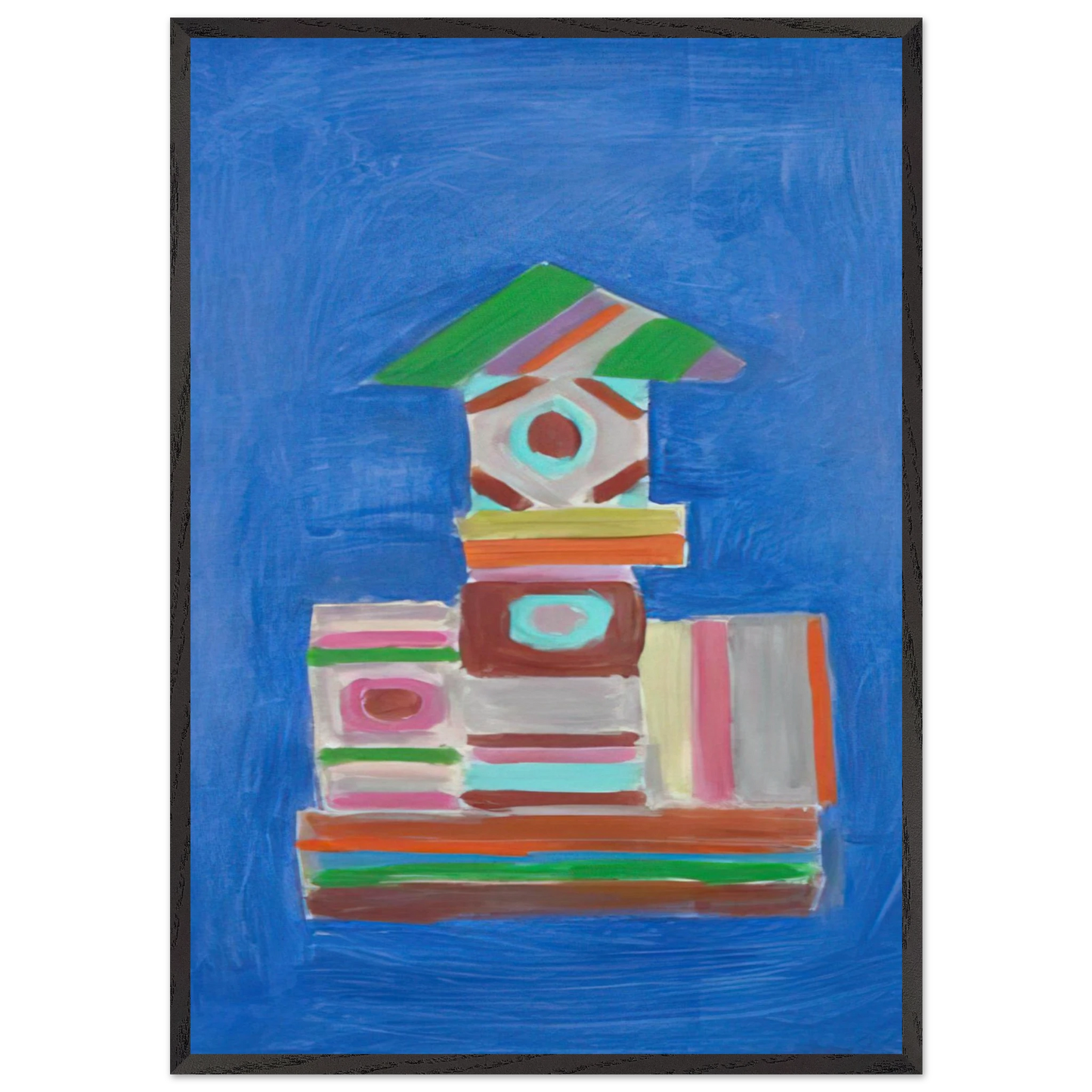 Going Up - 1978 - Betty Parsons Framed Art Print – Black Wooden Frame - Default Title - -Framed Art Print