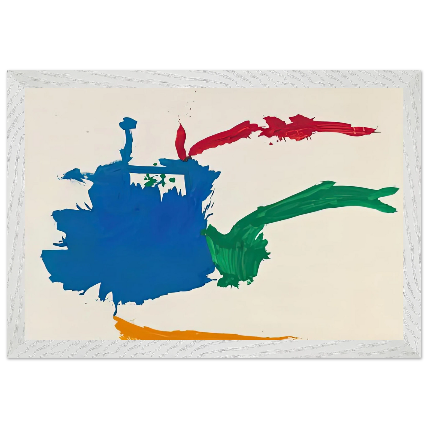 Helen Frankenthaler - Italian Beach, 1960- Wall Art - 60x80 cm / 24x32 inches - Fine Art Poster - -