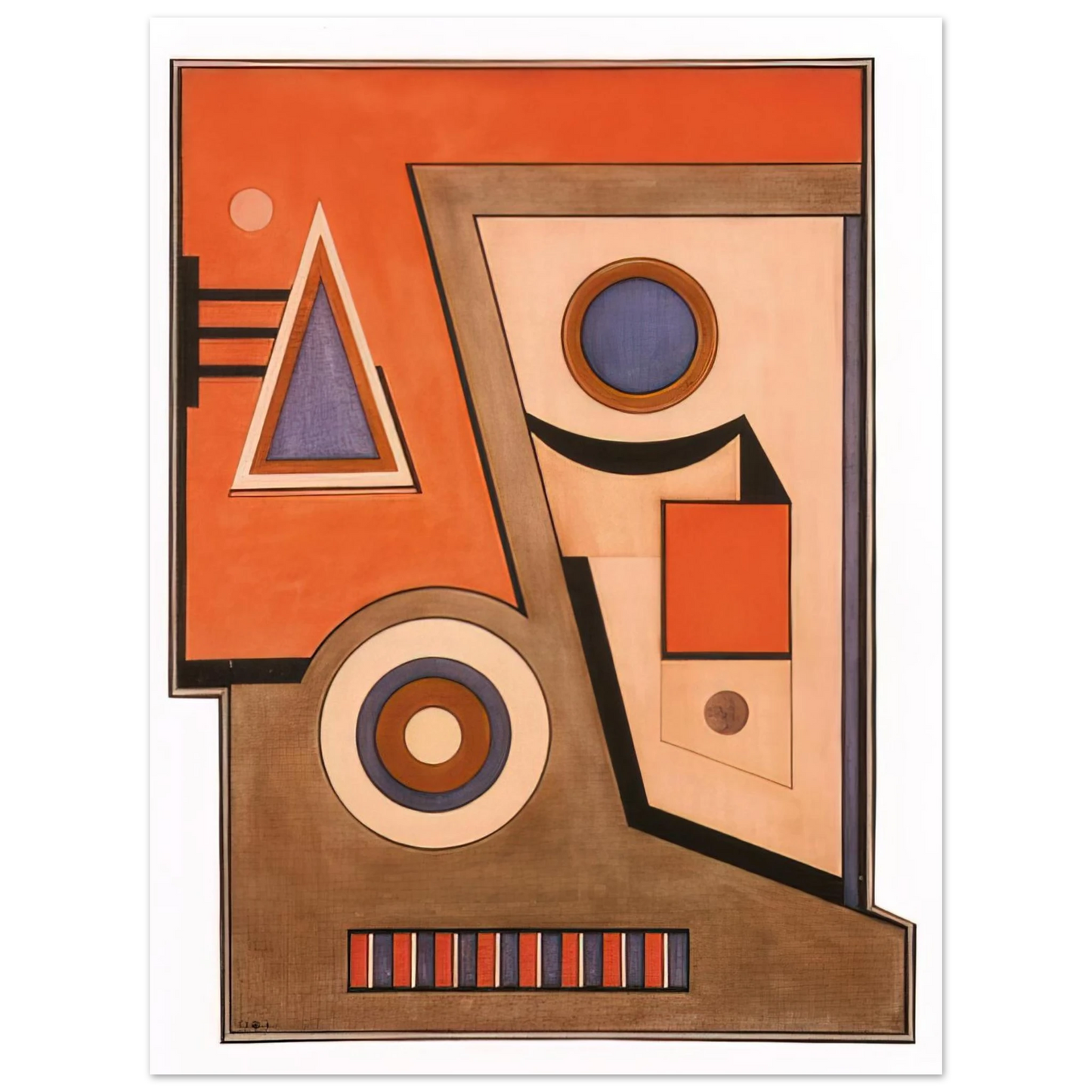 Carmelo Arden Quin - Almagro - Concretism Fine Art Poster - Default Title