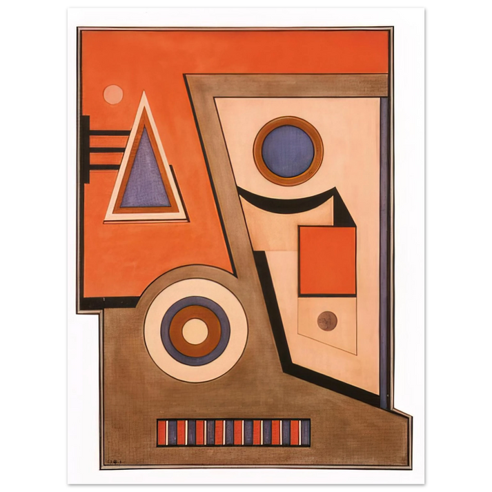 Carmelo Arden Quin - Almagro - Concretism 75x100 cm / 30x40inches Fine Art Poster