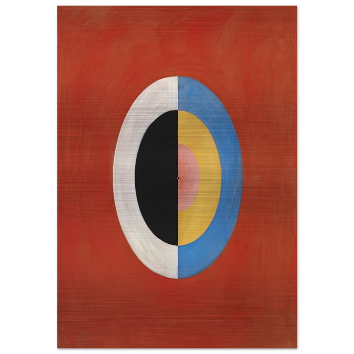THE SWAN NO 17 1915 0 - Hilma af Klint Brushed Aluminum Print - 70x100 cm / 28x40 inches | Hilma af Klint Aluminum Print | Hilma af Klint Prints
